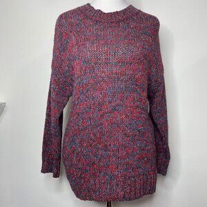 One Teaspoon Women's Marled Speckle Knit Sweater Crew Neck Size XS